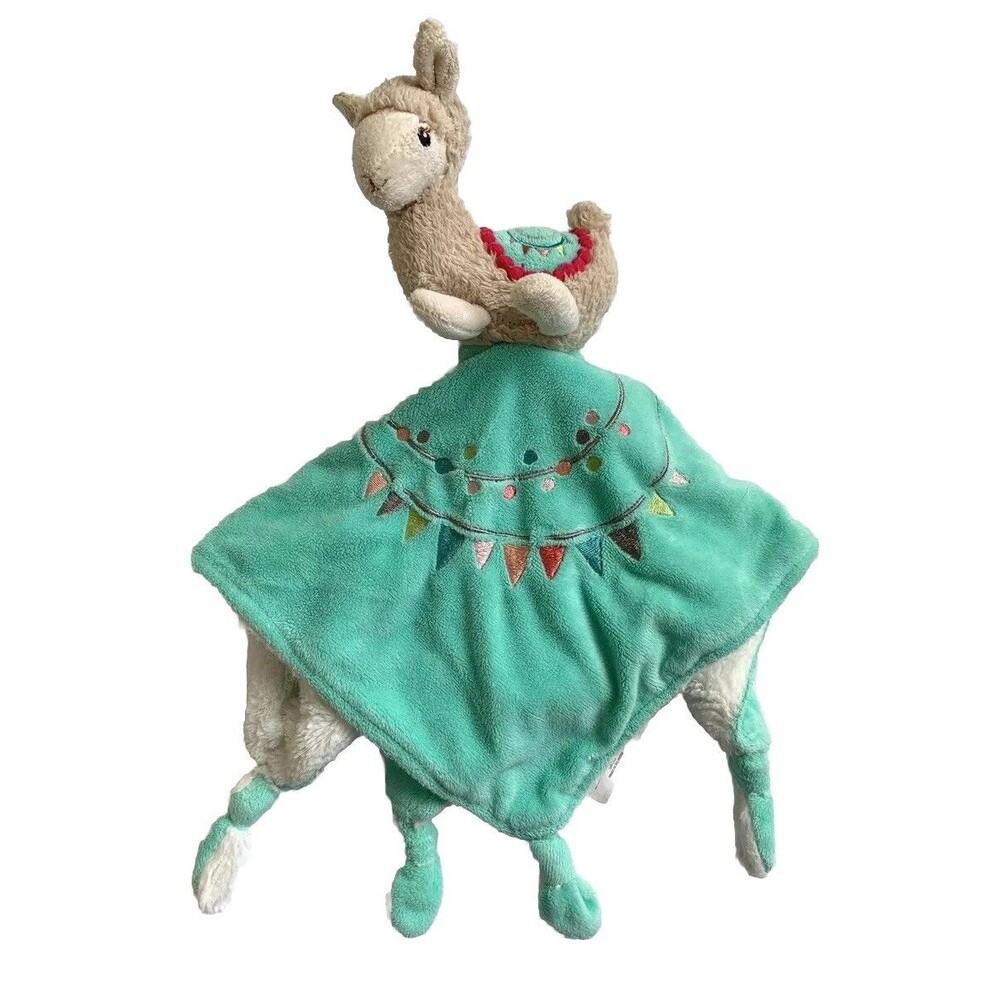 Mary Meyer Baby 13"x13" Plush Security Blanket Lovey Lily Llama